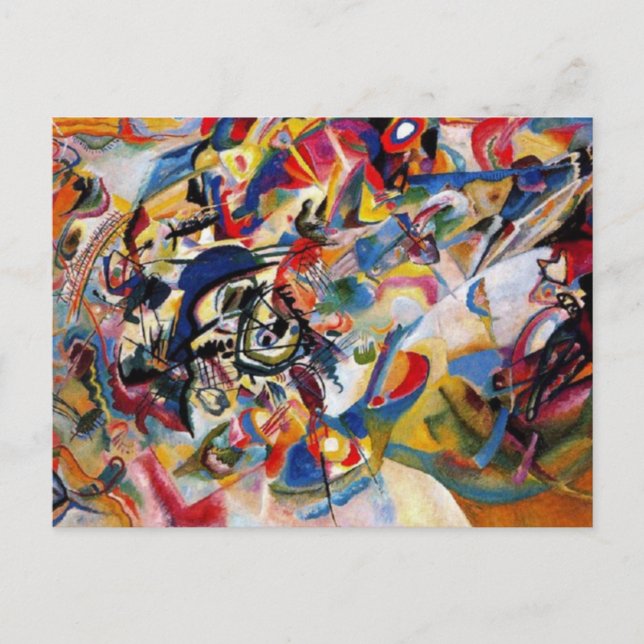 Kandinsky's Composition VII Postcard (Front)
