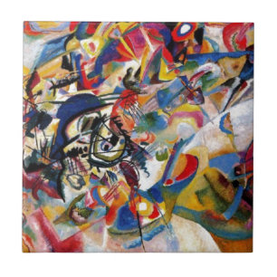 Kandinsky's Composition VII Tile