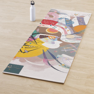 Kandinsky's Dominant Curve Abstract Art Painting Yoga Mat