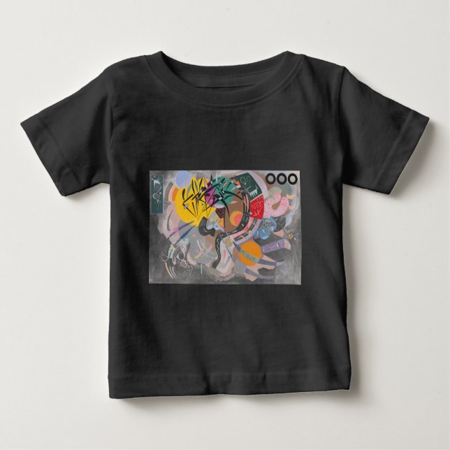 Kandinsky's Dominant Curve Abstract Baby T-Shirt (Front)