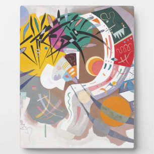 Kandinsky's Dominant Curve Abstract Plaque