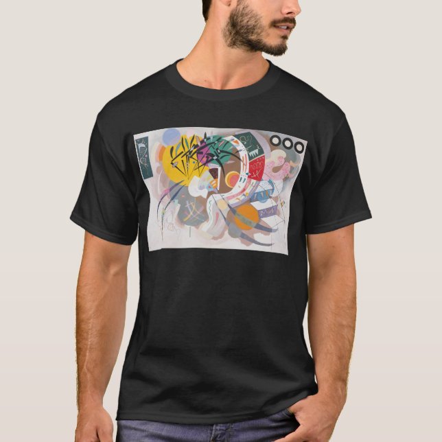 Kandinsky's Dominant Curve Abstract T-Shirt (Front)