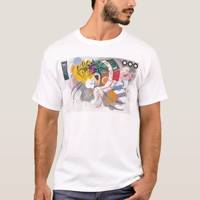 Kandinsky's Dominant Curve Abstract T-Shirt (Front)