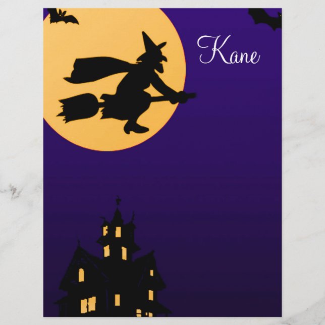 Kane Halloween Letterhead (Front)