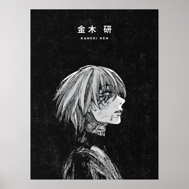 Kaneki Ken Tokyo Ghoul Dark Anime Art Poster (Front)