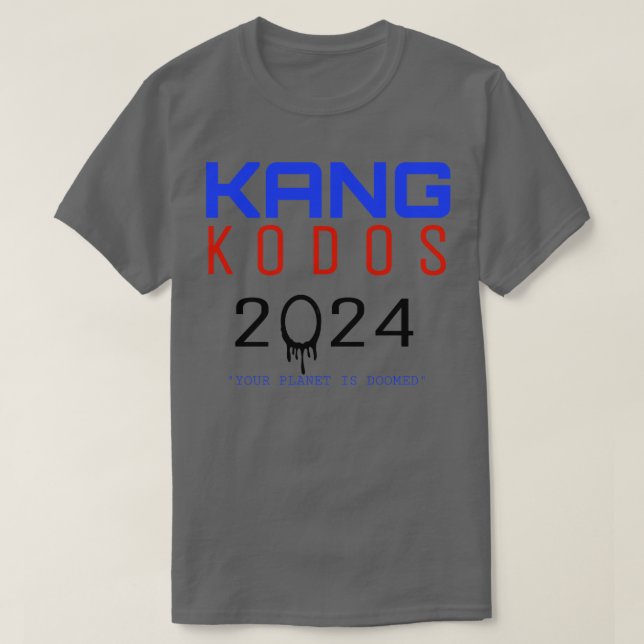 KANG KODOS  Simpsons Election 2024 T-Shirt (Design Front)