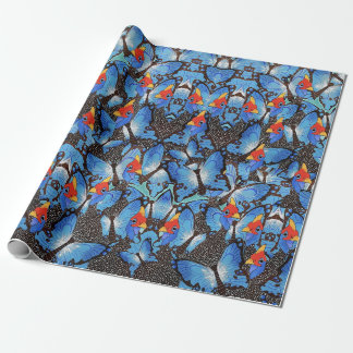 Kanga Blue Wrapping Paper