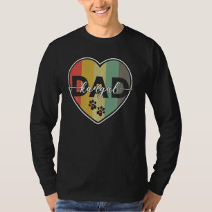 Kangal Dad Cute Dog Breed Calligraphy Vintage Retr T-Shirt