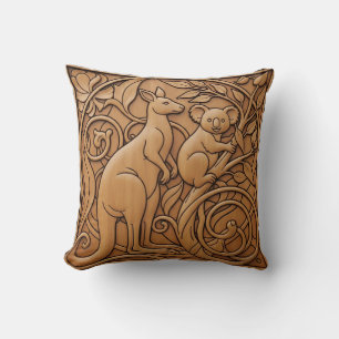 Kangaroo and Koala Cushion