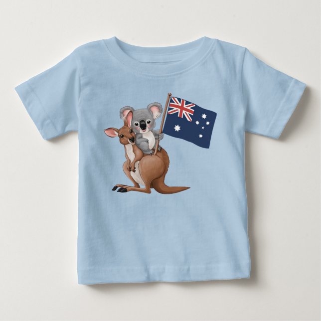 Kangaroo and Koala Toddler T-shirt (Front)