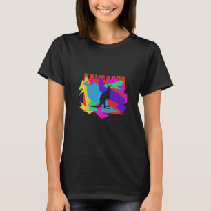 Kangaroo Animal Mosaik Puzzle T-Shirt