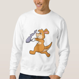 Kangaroo as Cook with Pan Sweatshirt