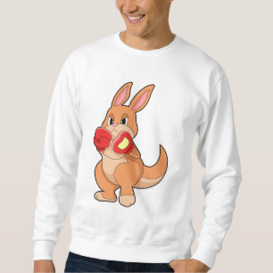 Kangaroo at Boxing with Boxing gloves Sweatshirt