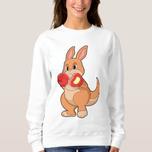 Kangaroo at Boxing with Boxing gloves Sweatshirt