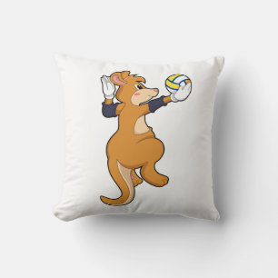Kangaroo at Volleyball Sports Cushion