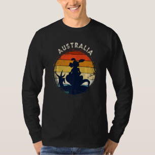 Kangaroo Australia Animal Aussie Retro Australia T-Shirt