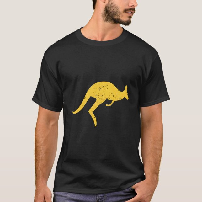 Kangaroo Australia Aussie Roo Kangaroo T-Shirt (Front)