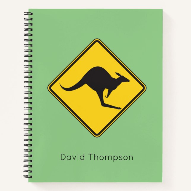 Kangaroo Australia Notebook    (Front)