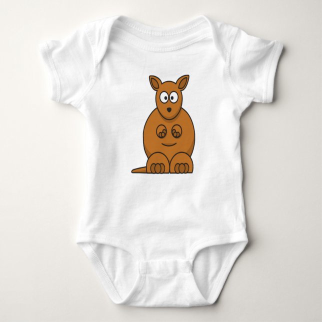 Kangaroo Baby Bodysuit (Front)