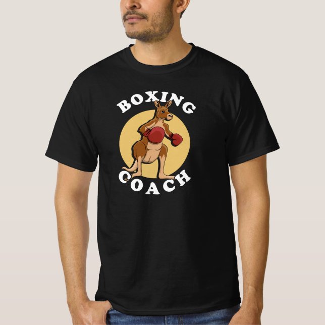 Kangaroo Boxing Coach T-Shirt (Front)