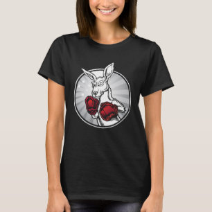 Kangaroo Boxing I Kangaroo Animal Friend Marsupial T-Shirt