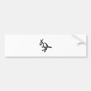 Kangaroo Bumper Sticker