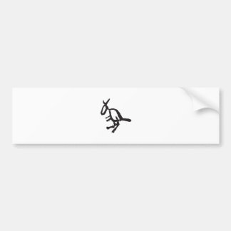 Kangaroo Bumper Sticker