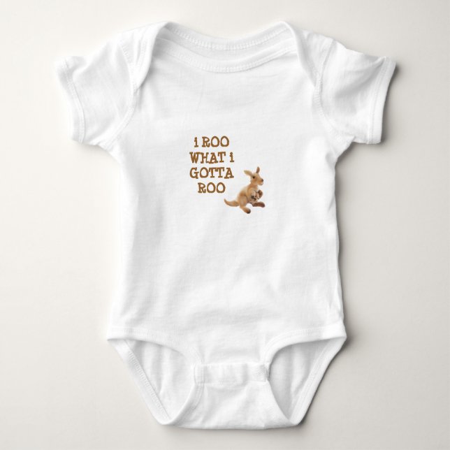 kangaroo collection baby bodysuit (Front)