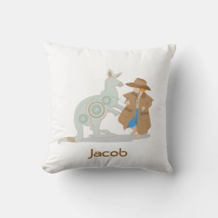 Kangaroo customisable pillow