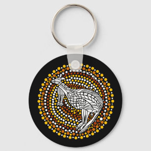Kangaroo Dreamtime Key Ring