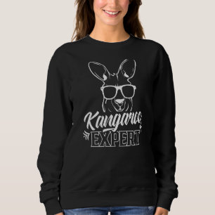 Kangaroo Expert Australia Animal Kangaroos 1 Sweatshirt