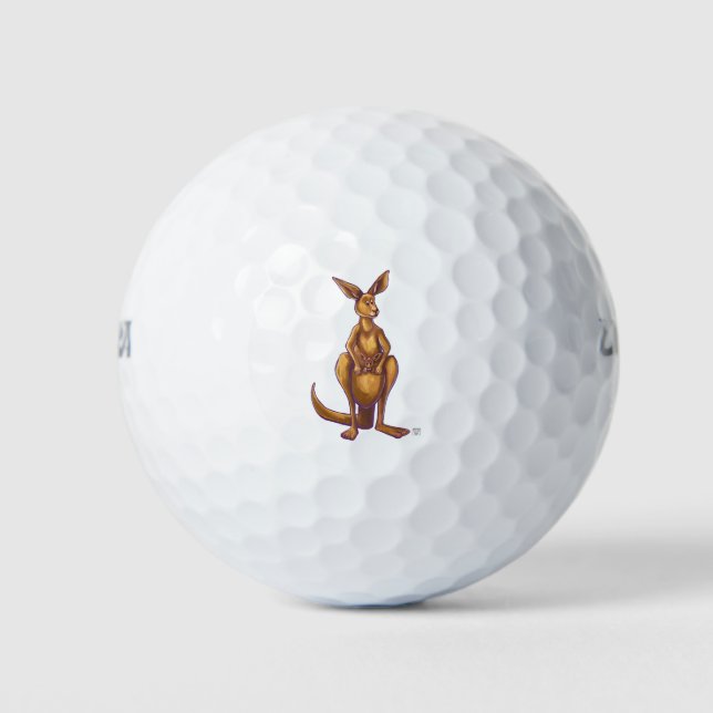 Kangaroo Gifts & Accessories Golf Balls (Front)