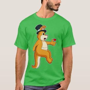 Kangaroo Groom Cylinder Wedding T-Shirt
