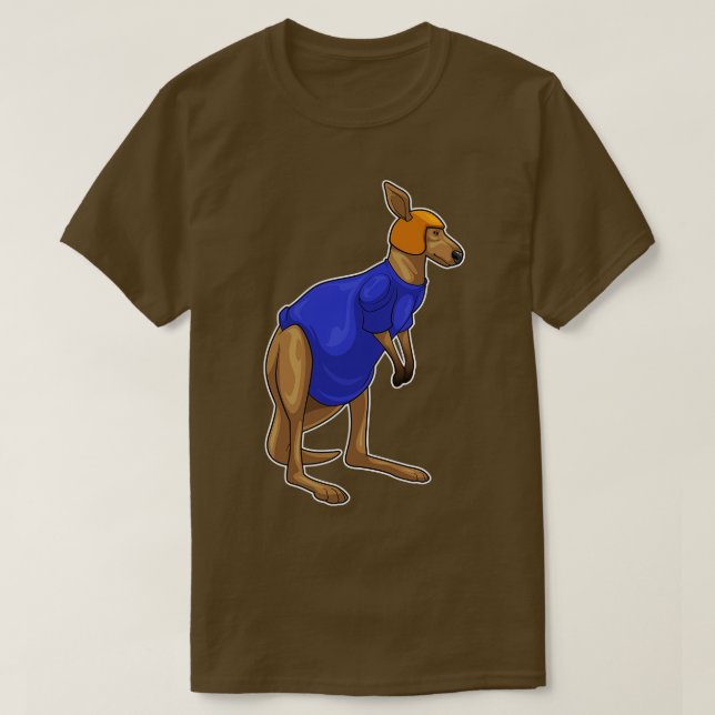 Kangaroo Helmet T-Shirt (Design Front)