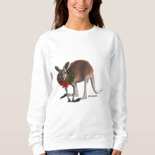 Kangaroo holiday sweatshirt (Front)