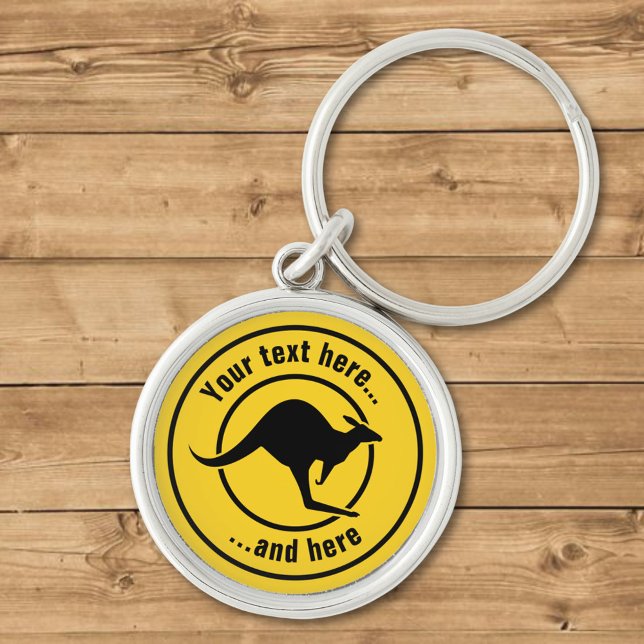 Kangaroo Icon Key Ring (Creator Uploaded)