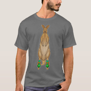 Kangaroo Inline skating Roller skates T-Shirt