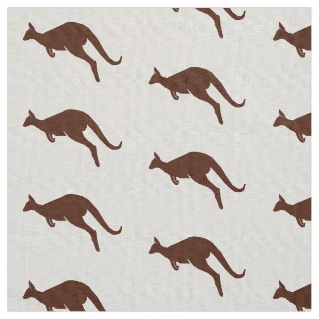Kangaroo Jumping Fabric (Swatch)