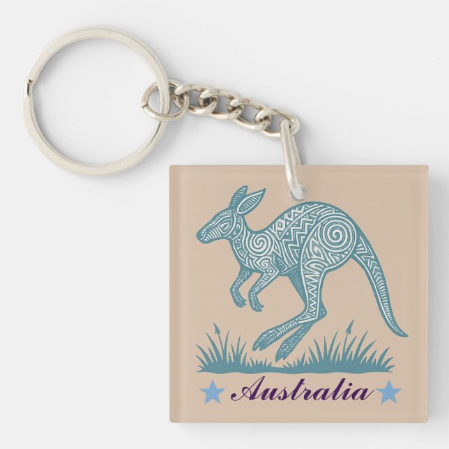 Kangaroo Key Ring (Front)