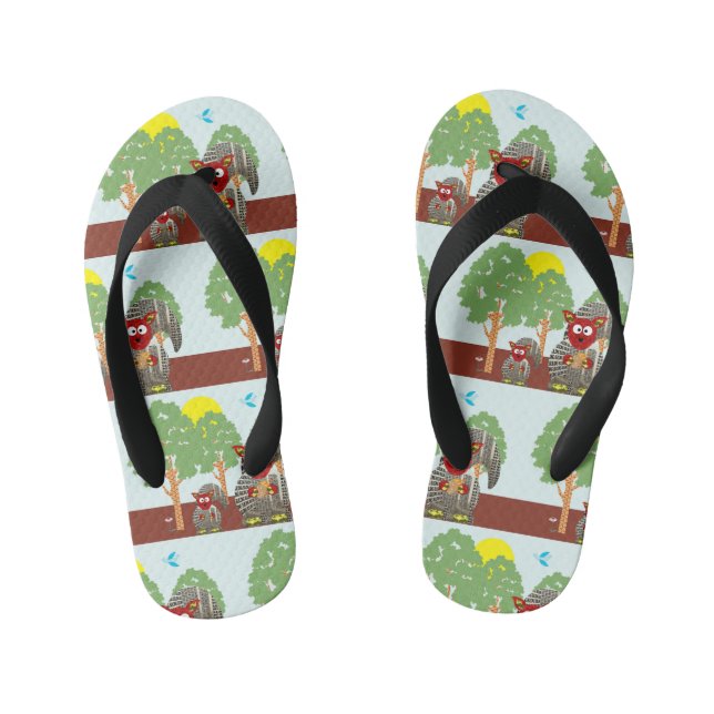 kangaroo kid's jandals (Footbed)