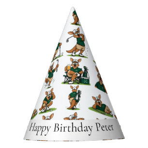 Kangaroo little Aussie superstar! Party Hat