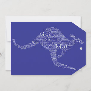 Kangaroo made of Australian slang
