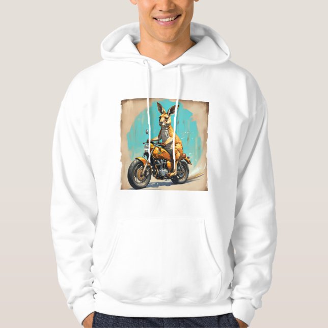 Kangaroo  motorbike sweatshirt (Front)