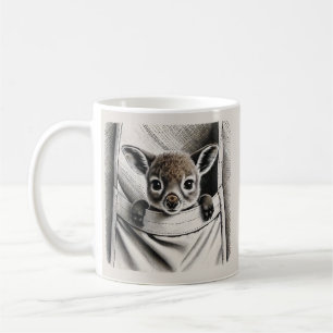 Kangaroo Mug, Cute Baby Joey Design Coffee Mug