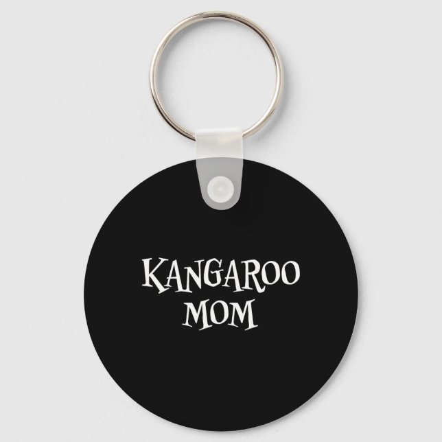 Kangaroo Mum Funny Cute Halloween Kangaroo Lover Key Ring (Front)
