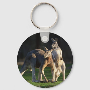 Kangaroo Pair Key Ring