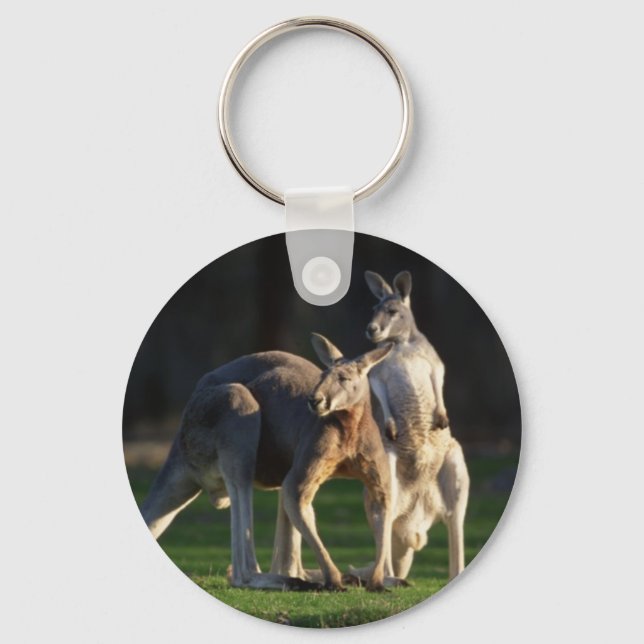 Kangaroo Pair Key Ring (Front)