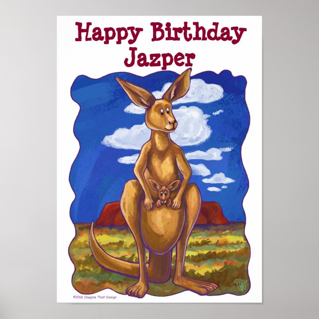 Kangaroo Party Centre Poster (Front)