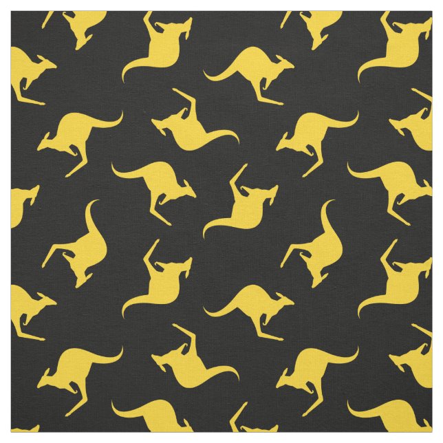 Kangaroo Pattern Fabric (Swatch)