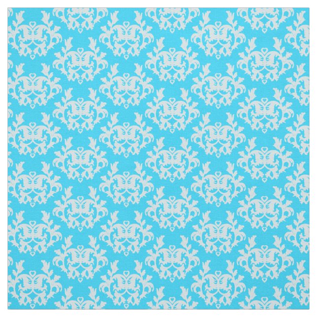 Kangaroo paw damask botanic pattern fabric (Swatch)